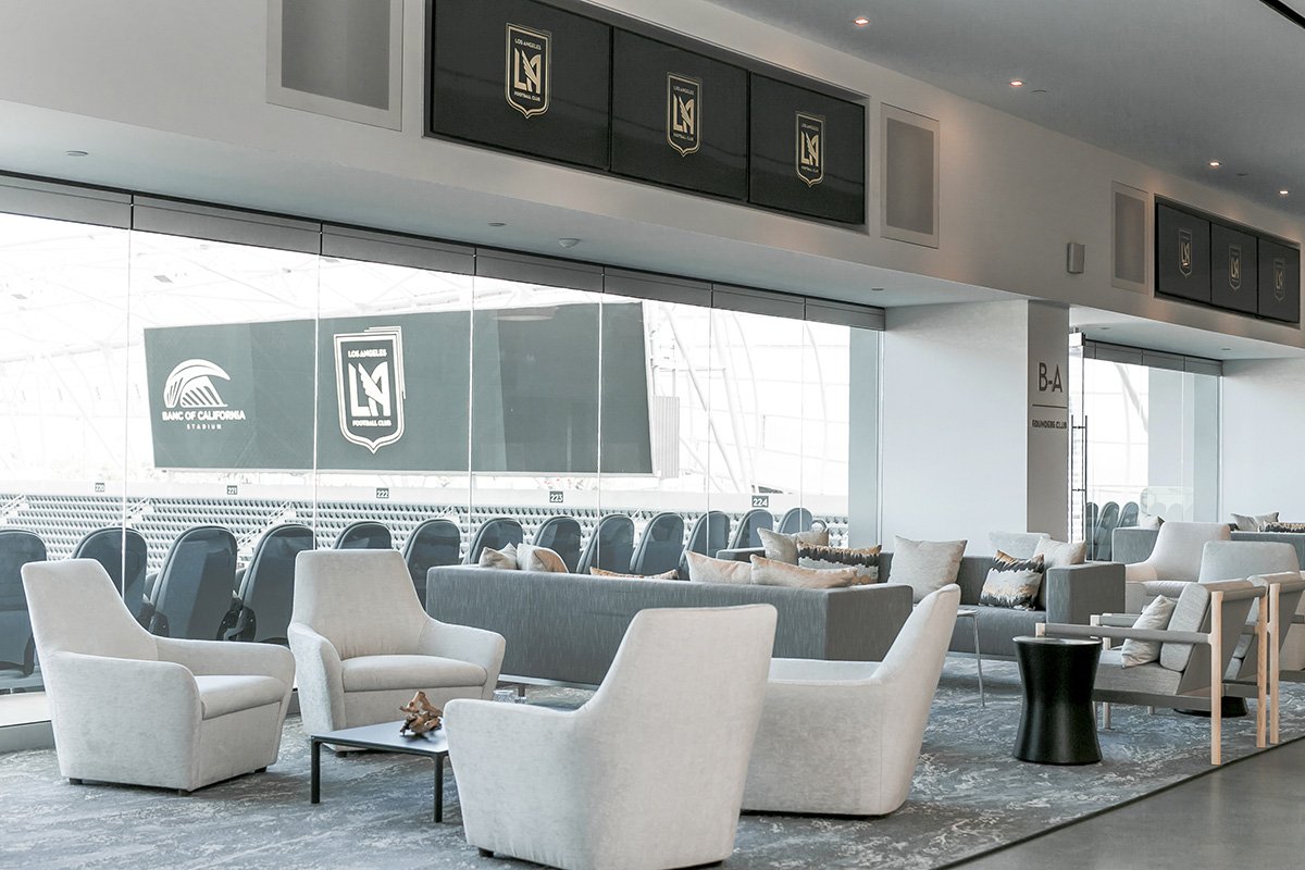 Lounge Area view of Founders Club