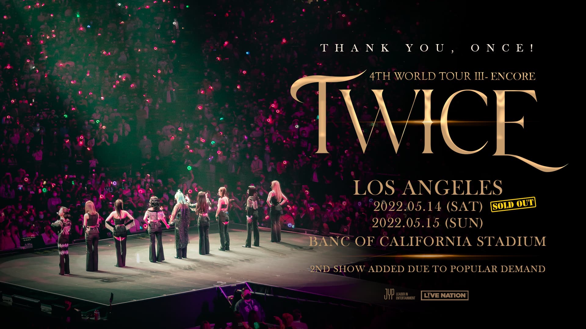 TWICE 4th World Tour 'III' en Norteamérica Encore - 15 de mayo