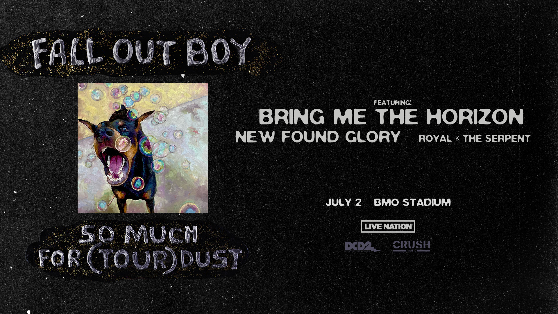 Fall Out Boy anuncia So Much For (Tour) Dust BMO Stadium