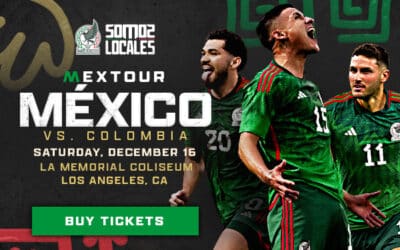 MexTour’s 20th Anniversary Celebration to Culminate on December 16 with Marquee Match Against Colombia at the Los Angeles Memorial Coliseum, Presented by AT&T