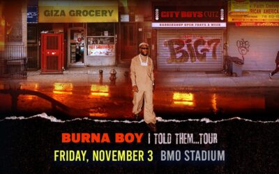 BURNA BOY ANNOUNCES I TOLD THEM… TOUR