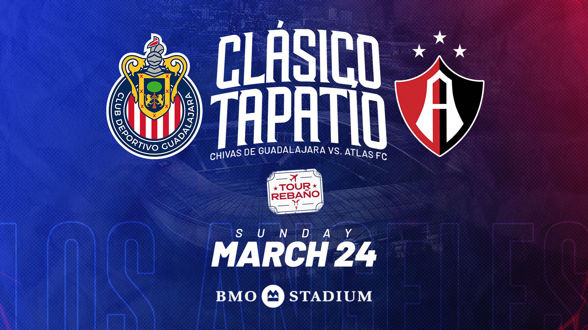 CLÁSICO TAPATÍO CHIVAS VS ATLASBMO Stadium