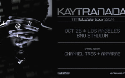 KAYTRANADA ANNOUNCES TIMELESS NORTH AMERICAN TOUR WITH SPECIAL GUEST CHANNEL TRES