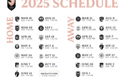 Angel City Football Club 2025 Regular Season Schedule Released by NWSL